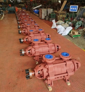 一批DG46一50多級(jí)泵離心，高溫型號(hào)發(fā)上?？蛻?hù)